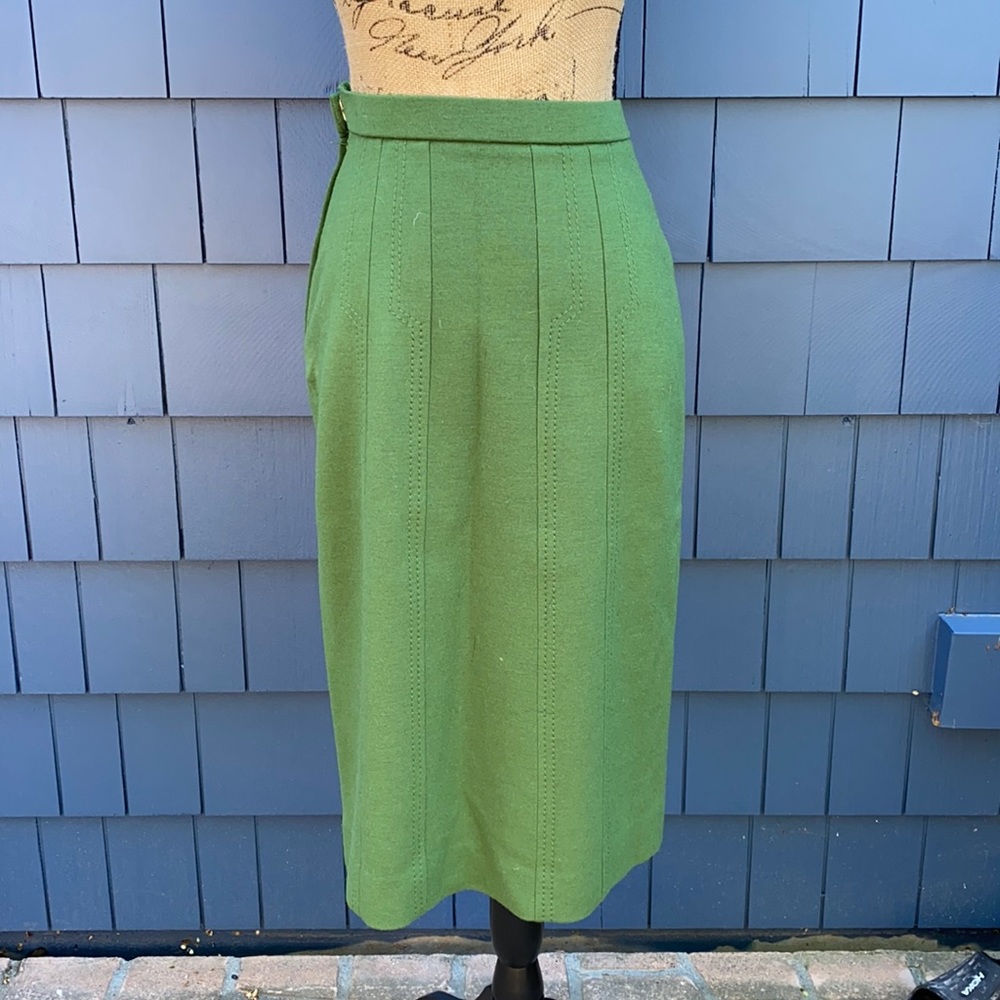 DuSol Korean Small green Vintage skirt